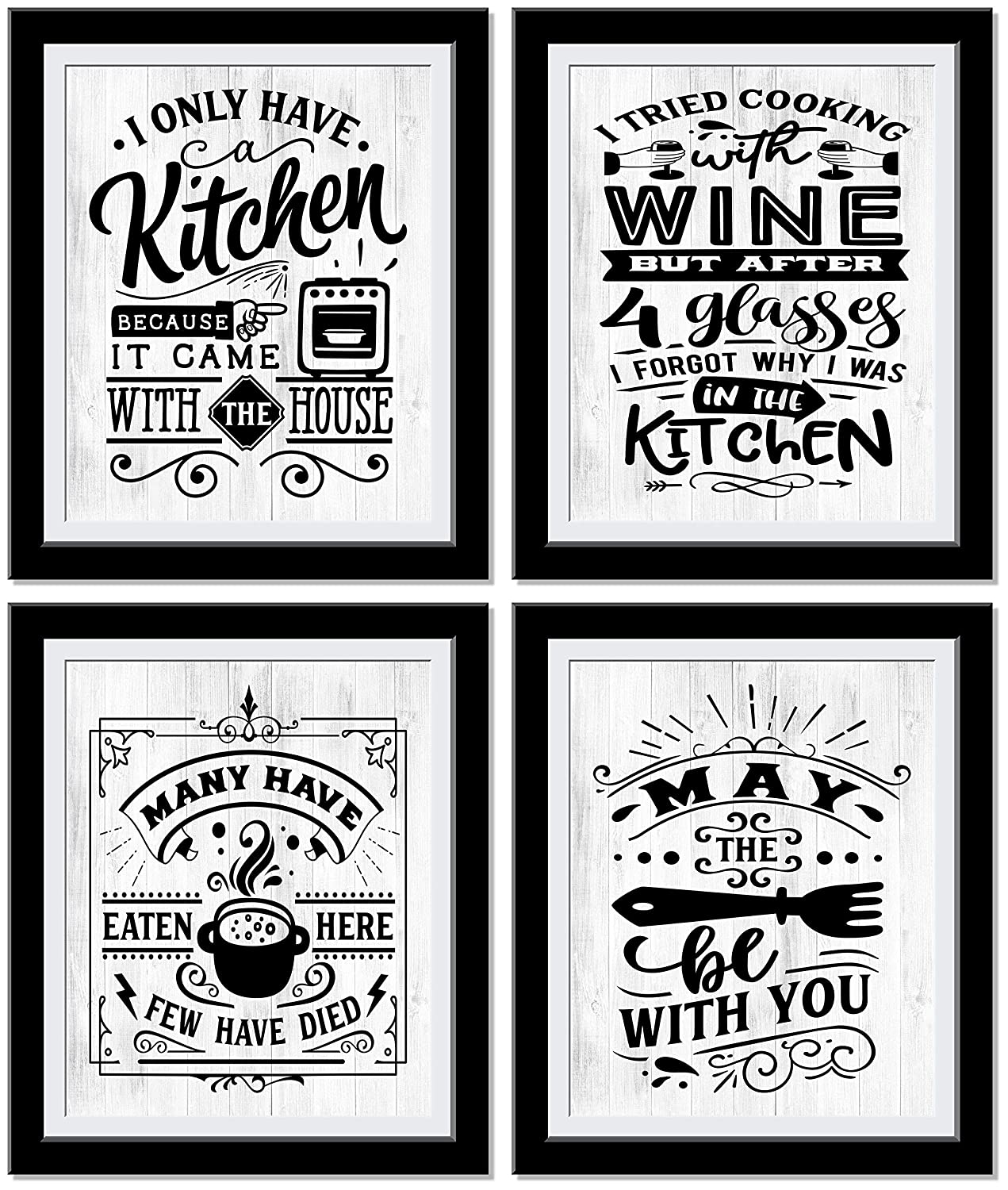 Many Have Eaten Here Few Died Funny Kitchen Signs, Kitchen Wall Decor, Cute  Typography Fun And Full Of Character Kitchen Art Home Decor, Super Funny